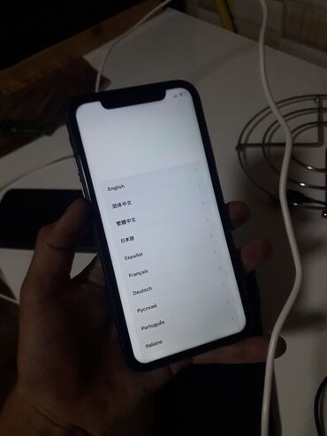 barter iphone x: IPhone 11, 128 GB, Qara, Barmaq izi, Simsiz şarj, Face ID