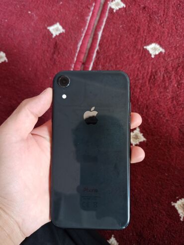 айфон хр цена в бишкеке бу: IPhone Xr, Колдонулган, 64 ГБ, Кара, Заряддоочу түзүлүш, Каптама, 74 %