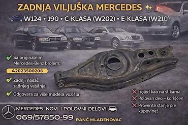 alat za opruge amortizera: MERCEDES 124 190 BIKSNA ZADNJE VILJUSKE SILEN BLOK | silen blok — 5