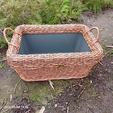 Горшки для растений: Плетёные вазоны для растений от 10-12 литров,в наличии и на заказ — 15