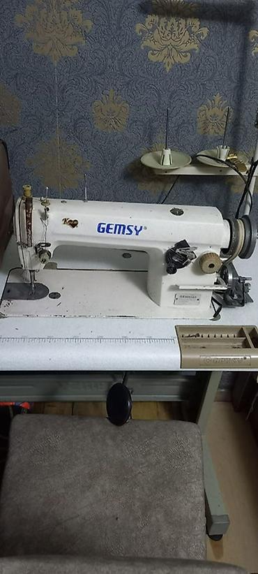 duz tikiş maşını: Gemsy sənaye tikiş maşını - Marka/model: GEMSY (sənaye tipli, düz — 1