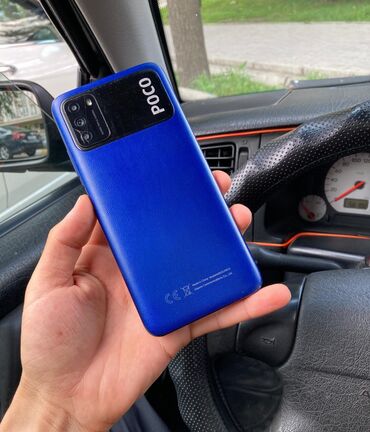 поко 3 телефон: Poco M3, Б/у, 64 ГБ, цвет - Синий, 2 SIM