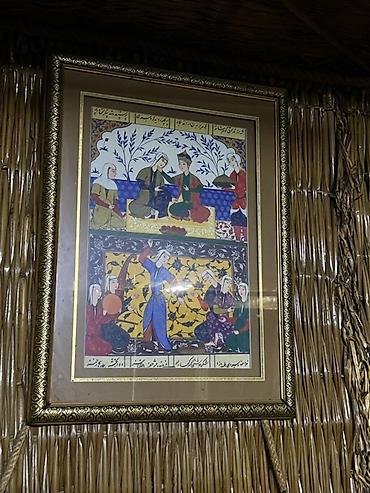 it sekilleri: Məhsul: Şərq miniatür üslubunda çərçivəli dekorativ tablo dəsti — 2