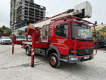 спецтехника автовышка: Автовышка, Mercedes-Benz, 2005 г., 28 м — 1