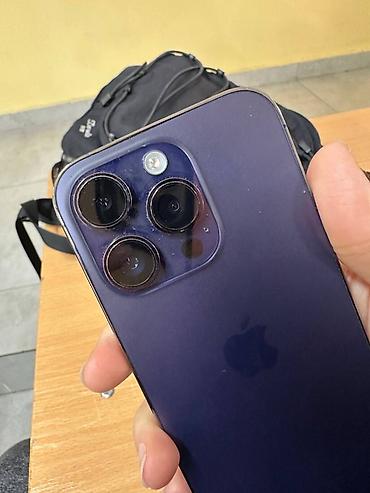 Apple iPhone: IPhone 14 Pro, Б/у, 128 ГБ, Deep Purple, 76 % — 8