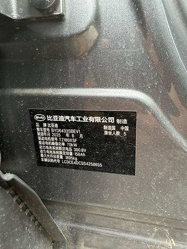 портативная станция: BYD Yuan Up: 2025 г., Автомат, Электромобиль, Кроссовер — 4