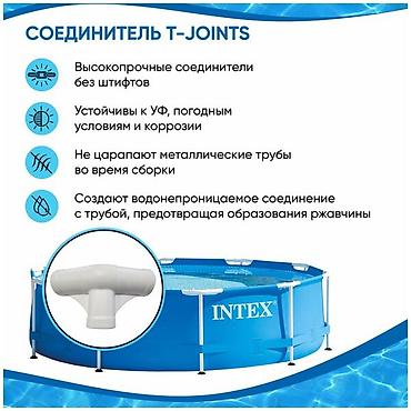 Бассейны: 457х122 см модель 28242. Сборный бассейн Intex Metal Frame легко и — 2