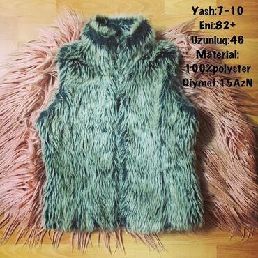 Детская одежда и обувь: Yash:7-10
Eni:82+ 
Uzunluq:46
Material:
100%polyster
Qiymet:15AzN