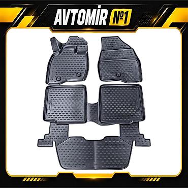 Ford Explorer 2011-2019 7 yerlik üçün salon rezin ayaqaltı Ford