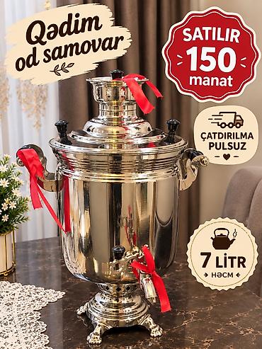 samovar altı podnos: Yeni Od Samovar, 7 l, Rayonlara çatdırılma — 1