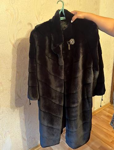 Шубы: Шуба, Versace, 4XL, цвет - Черный — 1