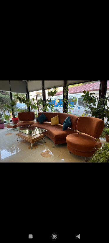 Restoran mebeli: Divan dəsti *SEVA XİRDALAN* Zavod istehsalı divan kreslo dəsti — 2