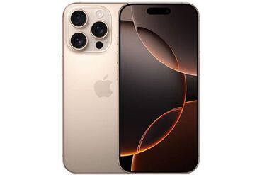 переходник для наушников айфон: IPhone 16 Pro Max, Жаңы, 512 ГБ, Desert Titanium, Заряддоочу түзүлүш, Коргоочу айнек, Каптама