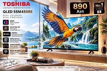 asus baki: Televizor Toshiba Q-Led 55” (140sm) Toshiba Televizor Q-Led 55” — 1