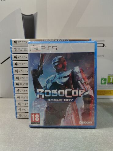 diş: Playstation 5 üçün robocop rogue city oyun diski, tam yeni, original
