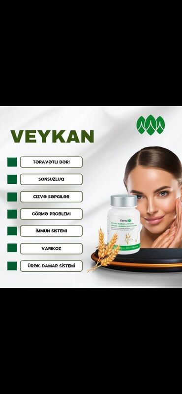 Veykan məhsulu Tiens 000 tərkibli, dərinin təravətini artırmaq