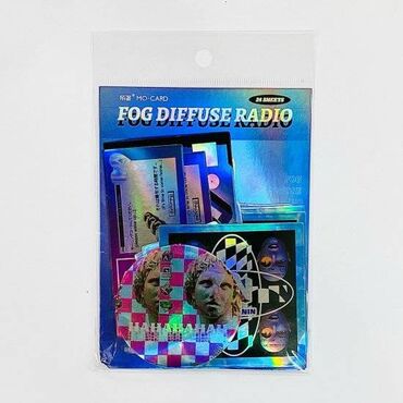 Постельное белье: Наклейка/ стикер MO CARD FOG DIFFUSE RADIO лазерные - 24 шт