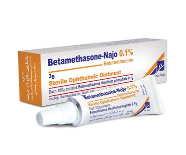 Üz təmizlənməsi və pilinq: Betametazon-Najo 0.1% İran🇮🇷 istehsali Betametazon-Najo 0.1% məlhəmi