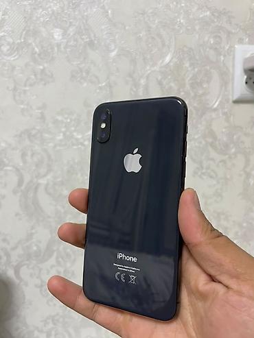 IPhone X, Б/у, 64 ГБ, Space Gray, 100 %