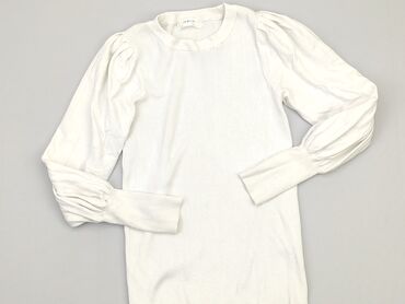 białe eleganckie bluzki z długim rękawem: Блуза жіноча, M, стан - Хороший