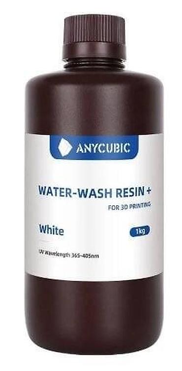 Epoksid qətranı: Anycubic Water Wash Resin+ – 3D çap üçün suda yuyula bilən qatran, Ağ — 1