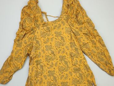 żółta bluzka z długim rękawem: Bluzka Damska, S (EU 36), stan - Idealny