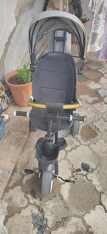 Uşaq dünyası: Uşaq üçtəkərli velosipedi – valideyn idarəetməsi və tentlə - — 2