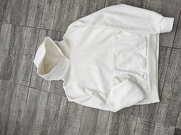nike cargo pantalone: Bela dukserica s kapuljačom – unisex, minimalistički dizajn.Kao nova — 5