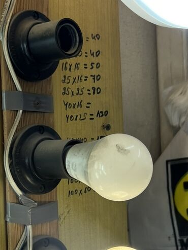 светильник настенный: Настенный патрон для лампы E27 - Тип: электрический патрон (цоколь