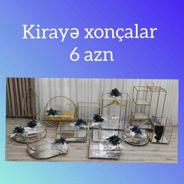 toy masinlarinin kirayesi: Xonçaların kirayəsi
Ədədi 6 azn
12 ədəd xonça