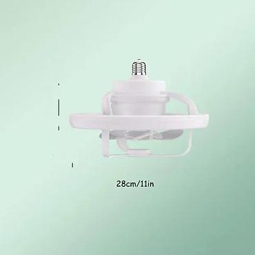 Rasveta: Led luster sa ventilatorom E27 NOVO. OPIS PROIZVODA: LED plafonjera sa — 5