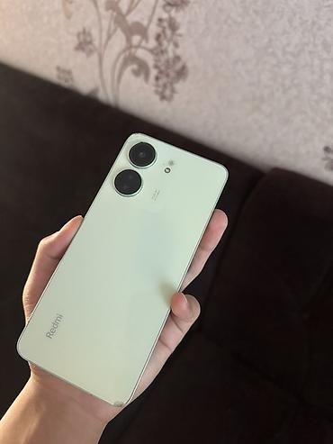 Техника жана электроника: Redmi, Redmi 13C, Колдонулган, 128 ГБ, түсү - Жашыл, 2 SIM — 4