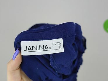 granatowa: Janina, Bluzka damska, rozmiar 4XL — 4