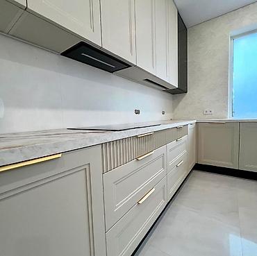 Sifarişlə mətbəx mebeli: Sifarişlə mətbəx dəsti, Özü çəkən petlələr, Mat laminat, Kredit yoxdur, Pulsuz çatdırılma, Rayonlara çatdırılma — 3