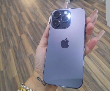 Apple iPhone: IPhone 14 Pro, 128 GB, Deep Purple, Simsiz şarj