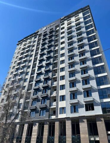 айбек ата: 1 комната, 43 м², Элитка, 12 этаж, ПСО (под самоотделку)