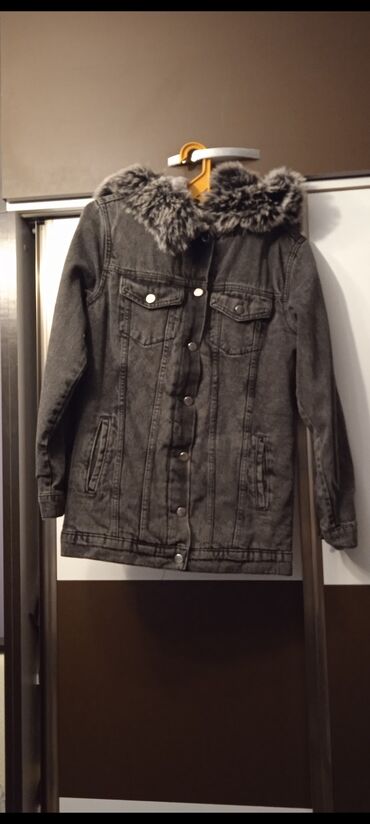 Свадебные платья и аксессуары: Qışlıq cins gödəkçə - Rəng: tünd boz/“washed” effektli - Material