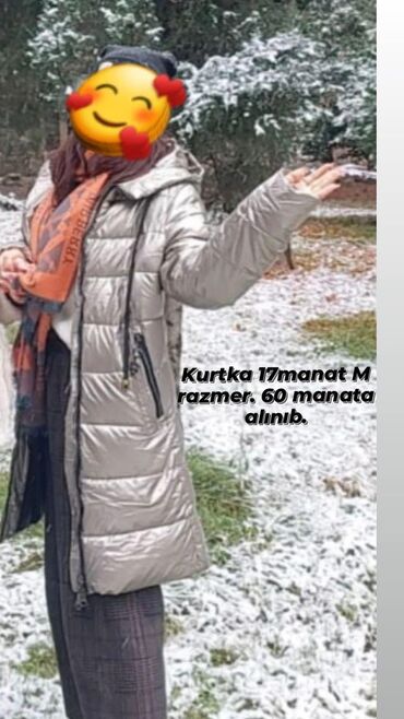 sederek kurtkalar instagram: Gödəkçə M (EU 38), rəng - Gümüşü