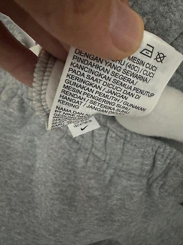 штаны найк: Мужские брюки, M, Nike, Новый, цвет - Серый, Самовывоз — 3