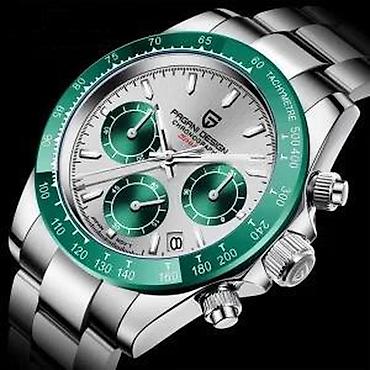 Ručni satovi: PAGANI DESIGN PD-1644 Sport - 40mm - Zelena -Rolex Daytona — 19