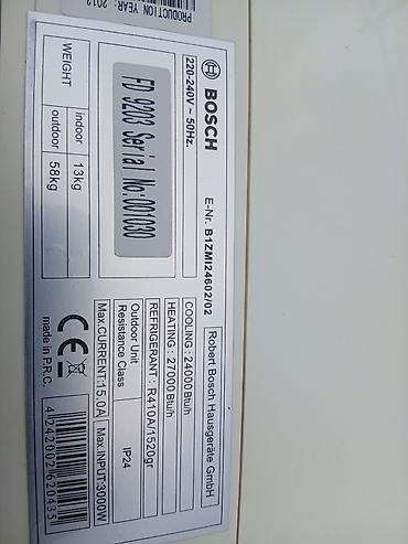 kondisioner 100: Bosh ideal vezyetde hecbir problemi yoxdur 100kv — 2