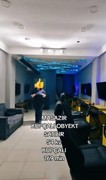 klub: Masazırda kupçalı obyekt – 54 kv.m Xüsusiyyətlər: - Təmirli — 4