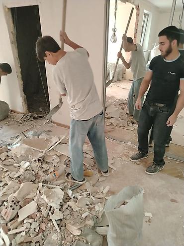 Təmir işləri: Mənzil söküntüsü Ofis söküntüsü Mağaza söküntüsü Hamam və sanitar — 16