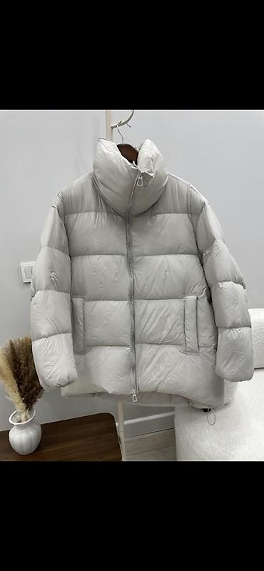 oversize: Женский пуховик, светло‑серый. - Теплый объемный пуховик с — 4
