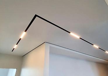 Натяжной потолок: Натяжные потолки с интегрированным освещением под ключ - Современные — 3