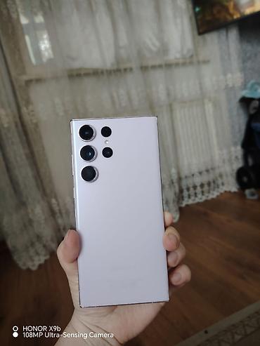 samsung galaxy tab s23 ultra: Samsung Galaxy S23 Ultra, 256 GB, rəng - Bənövşəyi, Sensor — 3