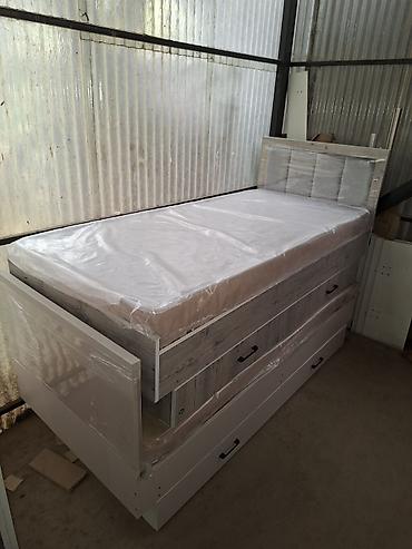 bunk bed: Односпальная кровать, Новый, С матрасом, длина - 200 см — 2