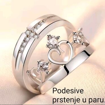 Prstenje: Set prstenja, Materijal: Cirkon — 1