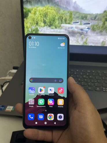 стекло для телефона: Redmi, Redmi Note 9, Колдонулган, 64 ГБ, түсү - Жашыл, 2 SIM