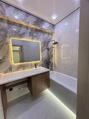 прайм строй: 2 комнаты, 67 м², Тунгуч мкр Элитка, 5 этаж, Дизайнерский ремонт — 10